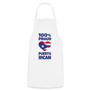 Porto Rico - Tablier de cuisine - blanc - Devant - AI Model Male 185 dark (185cm)