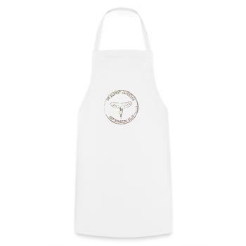 Aligot Sausage - Cooking Apron - white - Front - AI Model Male 185 dark (185cm)