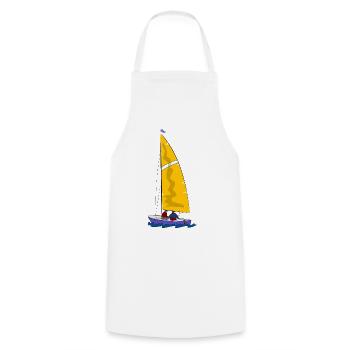 Sail - Cooking Apron - white - Front - AI Model Male 185 dark (185cm)