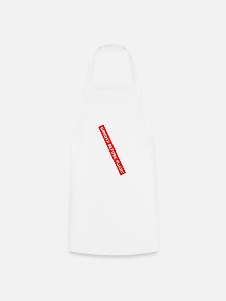 REMOVE BEFORE FLIGHT 02 - Kochschürze - Weiß