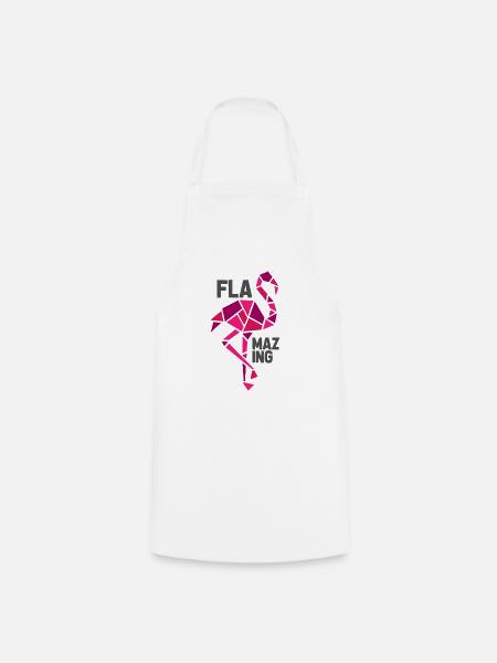 flamazing flamingo - Kochschürze - Weiß