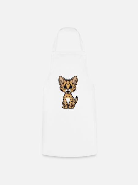 Serval - Kochschürze - Weiß