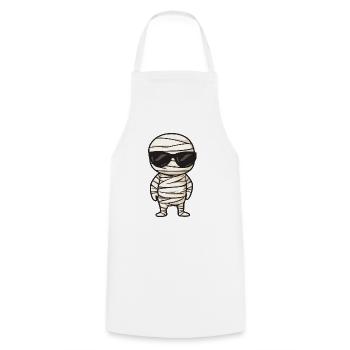 Momie Halloween Cool - Tablier de cuisine - blanc - Devant - AI Model Male 185 dark (185cm)