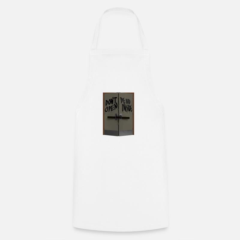 Don't open dead inside - Tablier de cuisine - blanc