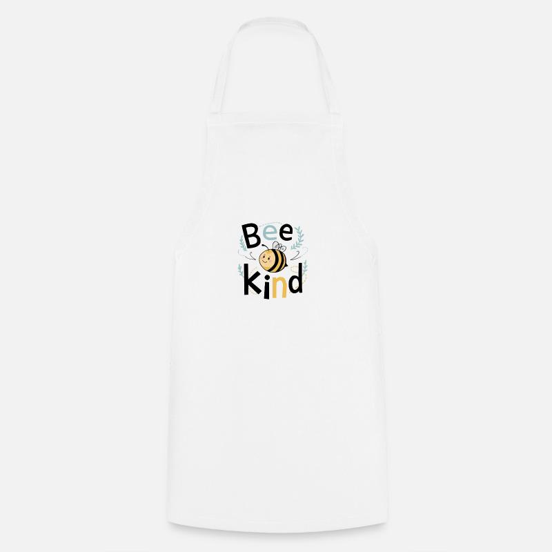 Bee Kind Biene Bienchen - Kochschürze - Weiß