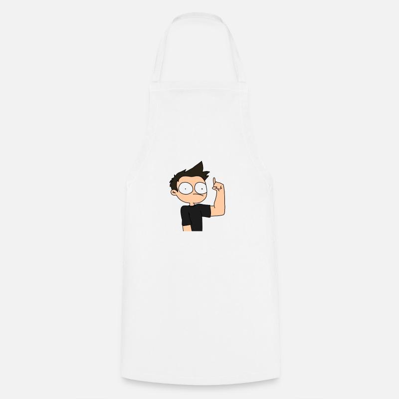 Chiby marv doigt levé - Tablier de cuisine - blanc