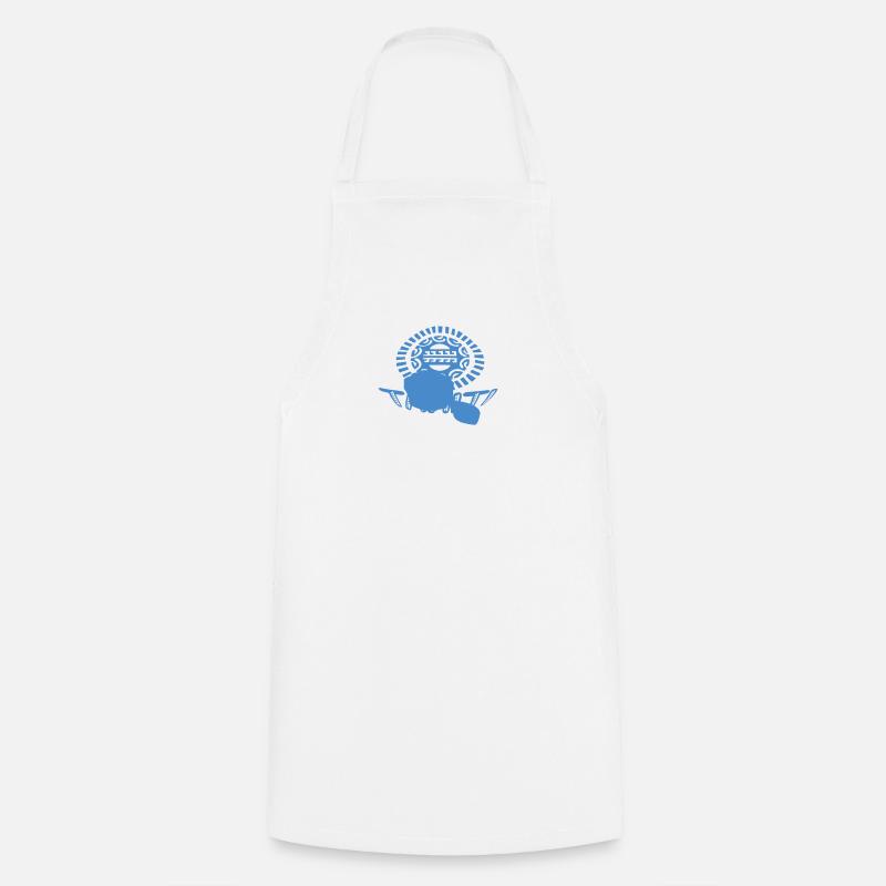 tahiti map - Tablier de cuisine - blanc