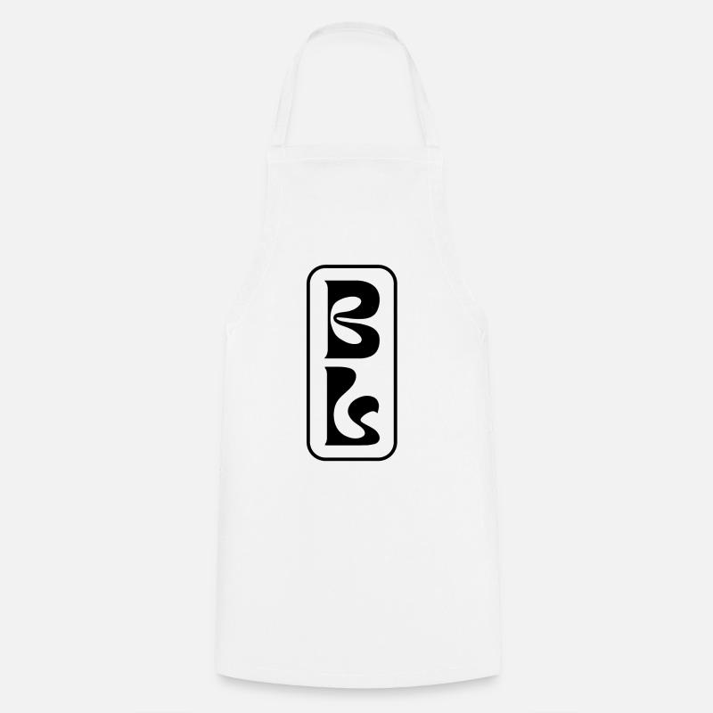 Logo full Noir - Tablier de cuisine - blanc
