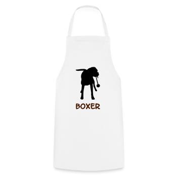 Boxer_2_cb - Kochschürze - Weiß - Vorne - AI Model Male 185 dark (185cm)
