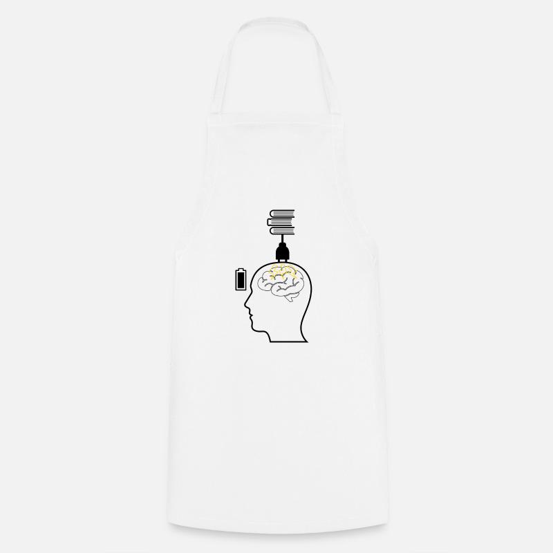 Charge cérébrale - Tablier de cuisine - blanc