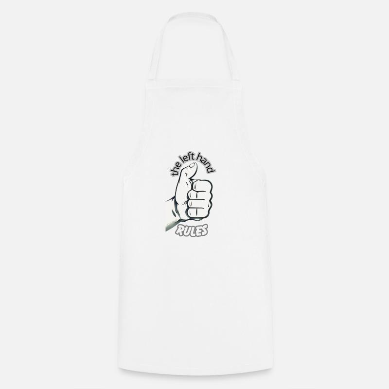 la main gauche - Tablier de cuisine - blanc