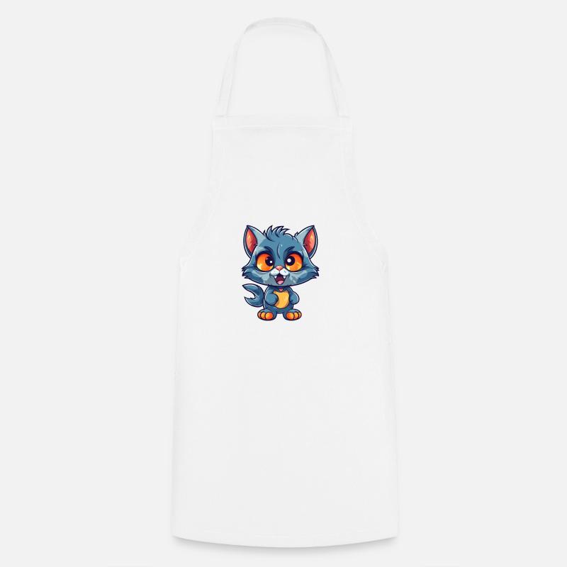 Cats are cool - Cooking Apron - white