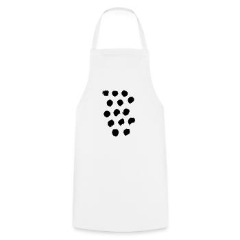 Points - Cooking Apron - white - Front - AI Model Male 185 dark (185cm)