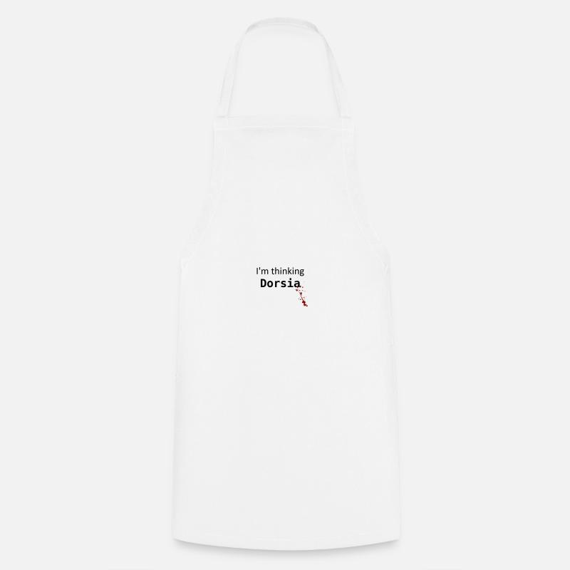 Je pense dorsia - Tablier de cuisine - blanc