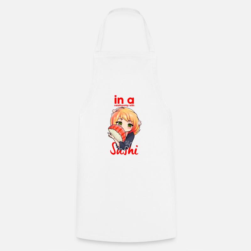 Relation spéciale avec les sushis - Tablier de cuisine - blanc