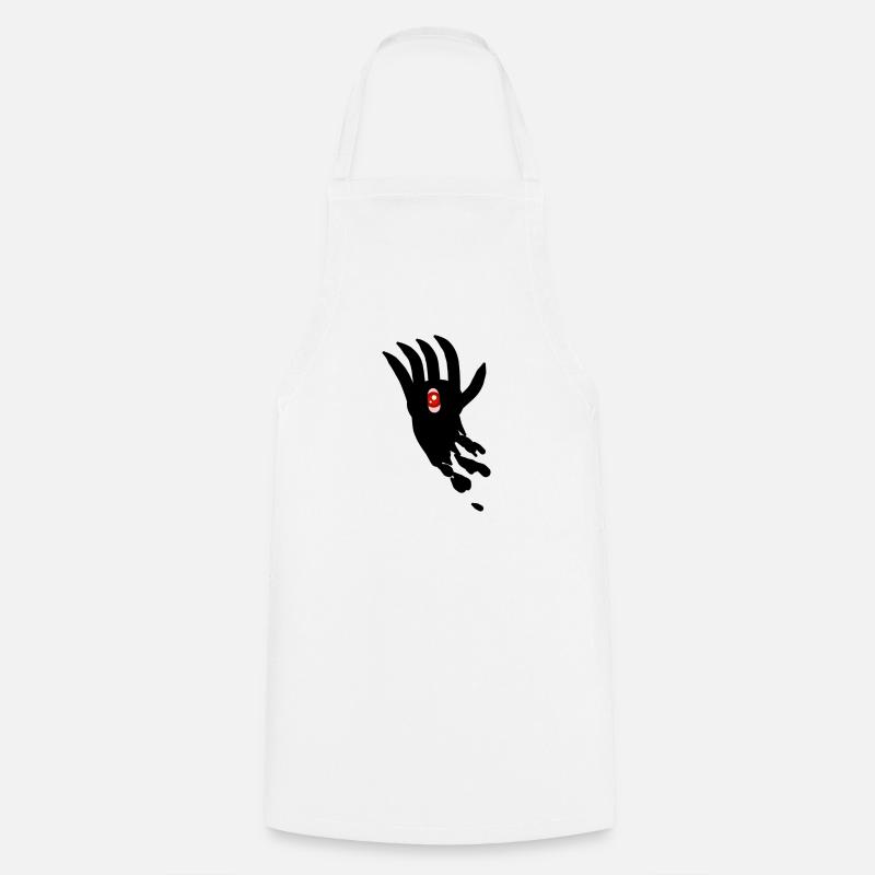 Cool hand with eye - Cooking Apron - white