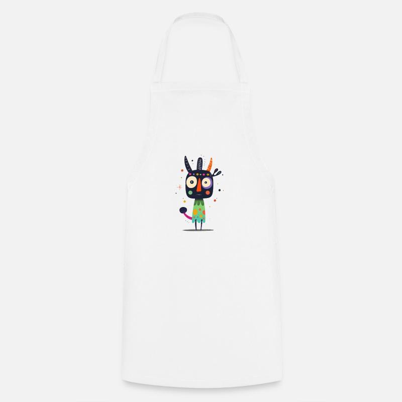 A Little Indian - Cooking Apron - white
