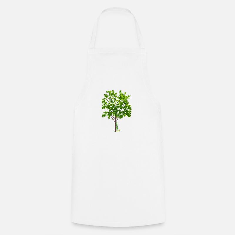 arbre - Tablier de cuisine - blanc