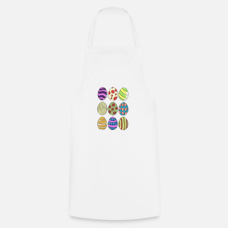 Easter eggs - Cooking Apron - white