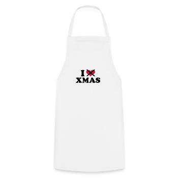 I hate xmas christmas - Tablier de cuisine - blanc - Devant - AI Model Male 185 dark (185cm)