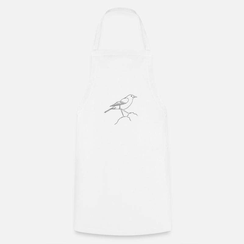 Jour de l’Oiseau - Tablier de cuisine - blanc