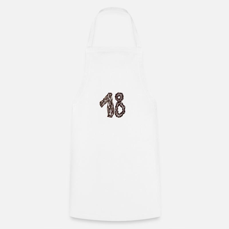 18 - Cooking Apron - white