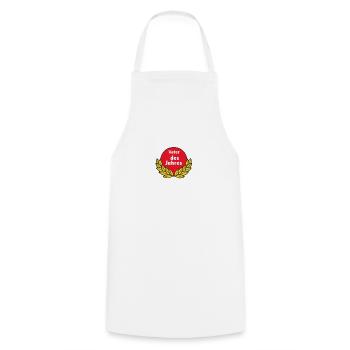 Father of the Year Award - Cooking Apron - white - Front - AI Model Male 185 dark (185cm)