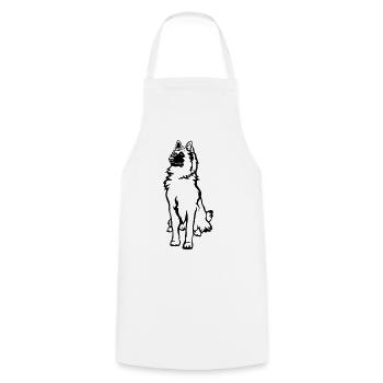 Tervuren - Tablier de cuisine - blanc - Devant - AI Model Male 185 dark (185cm)