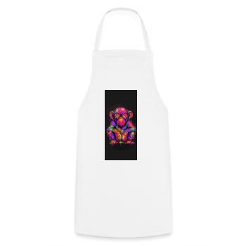 Neon Crazy mit funkelnden Sonnenbrillen - Kochschürze - Weiß - Vorne - AI Model Male 185 dark (185cm)