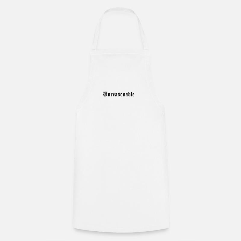 Unreasonable Fighter Boxer MMA Alpha Workout - Cooking Apron - white