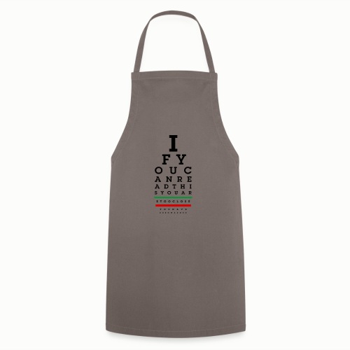 Visual Test Chart for Introverts - Cooking Apron