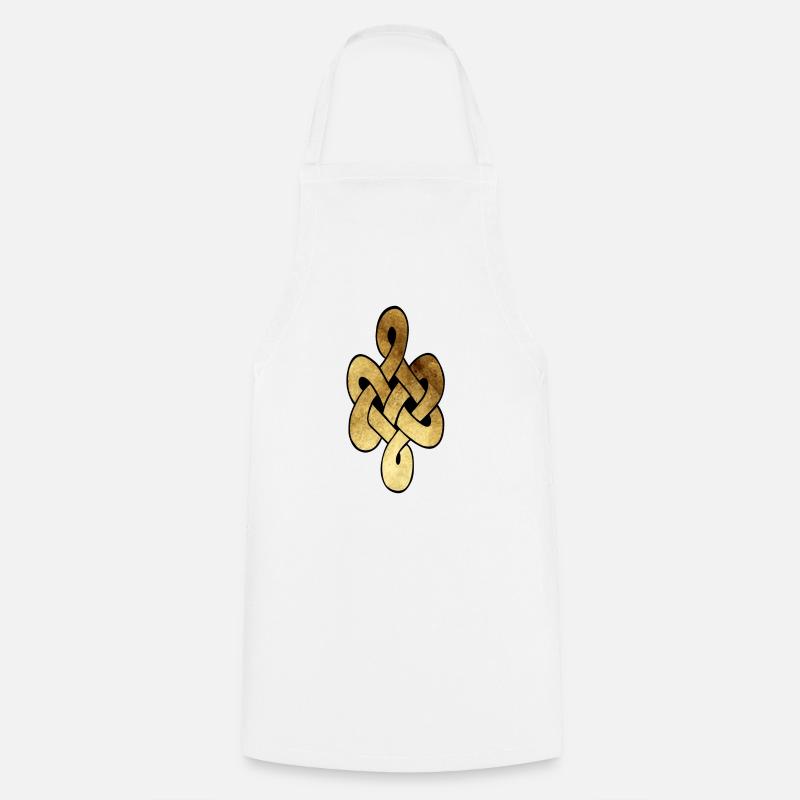 celtique4 parchemin - Tablier de cuisine - blanc