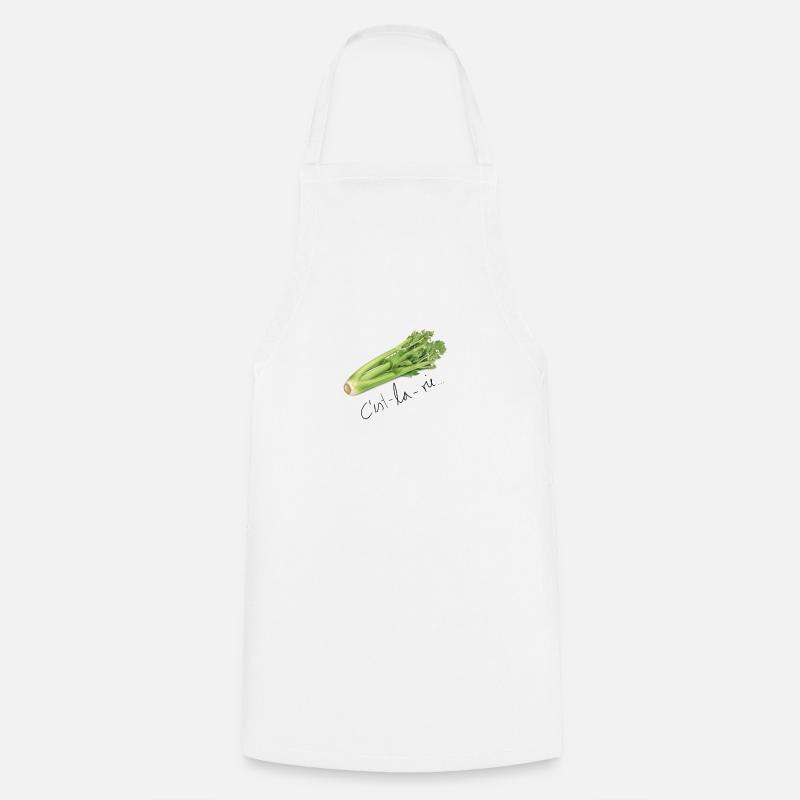 céleri - Tablier de cuisine - blanc
