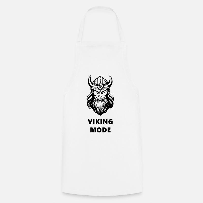 Mode viking - Tablier de cuisine - blanc