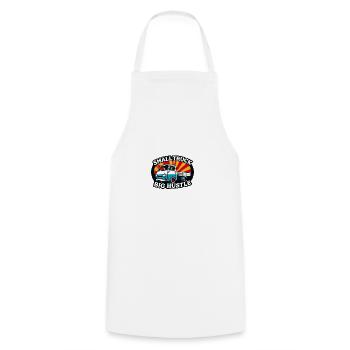 Petit Camion Grande Bousculade Japonais Kei Automobile - Tablier de cuisine - blanc - Devant - AI Model Male 185 dark (185cm)