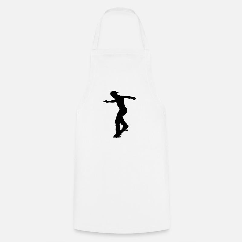 Skater - Cooking Apron - white