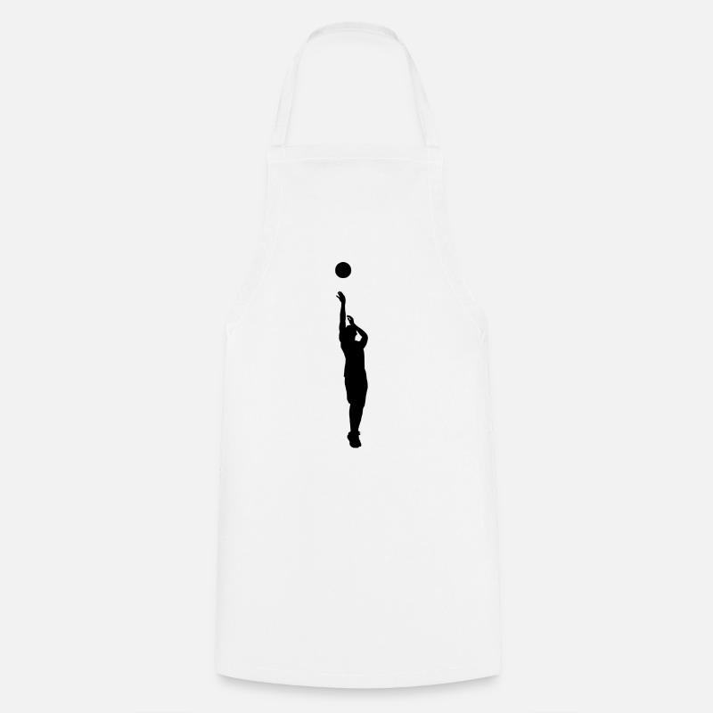 basketball - Cooking Apron - white