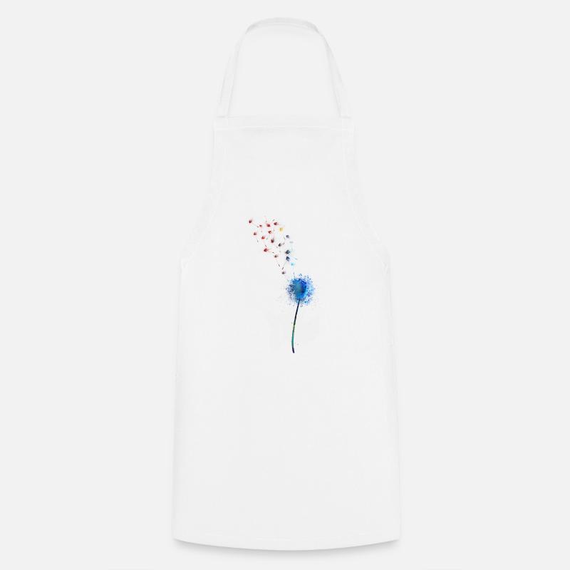 dandelion - Cooking Apron - white