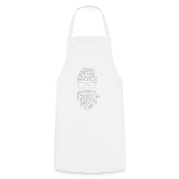 birds beard - Cooking Apron - white - Front - AI Model Male 185 dark (185cm)