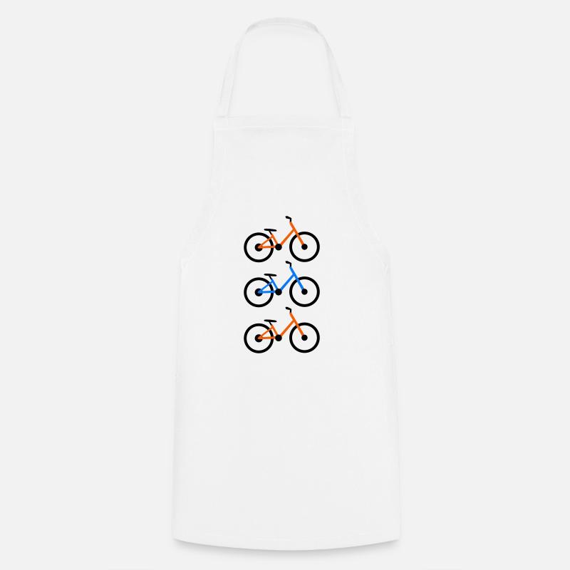Vélos - Tablier de cuisine - blanc