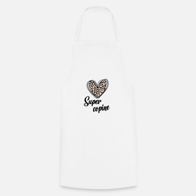 super copine - Tablier de cuisine - blanc