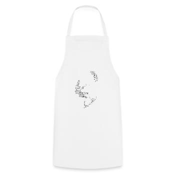 Kitesurf Kite Kitesurfer Kitesurfen Kitesurfing - Cooking Apron - white - Front - AI Model Male 185 dark (185cm)