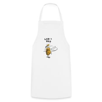 conduit l'abeille - Tablier de cuisine - blanc - Devant - AI Model Male 185 dark (185cm)