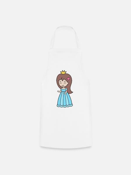 Prinzessin - Kochschürze - Weiß