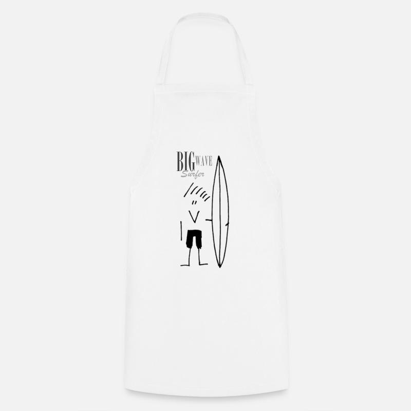Big Wave Surfer - Tablier de cuisine - blanc
