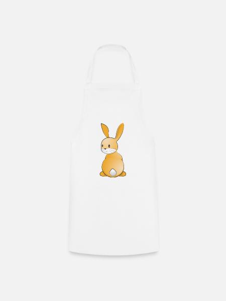 Hase - Kochschürze - Weiß