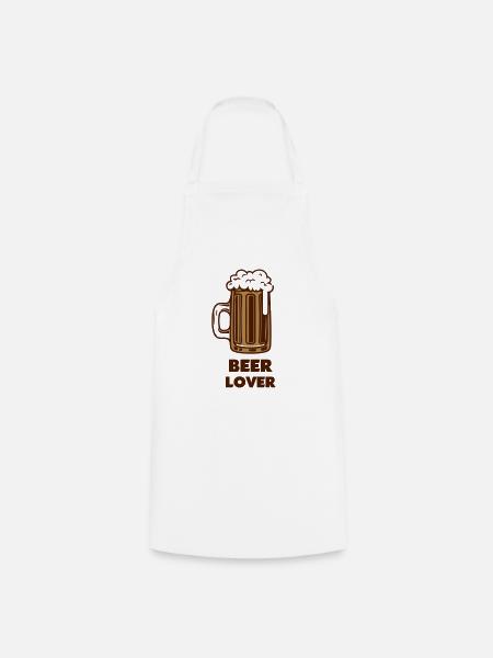 beer lover - Kochschürze - Weiß