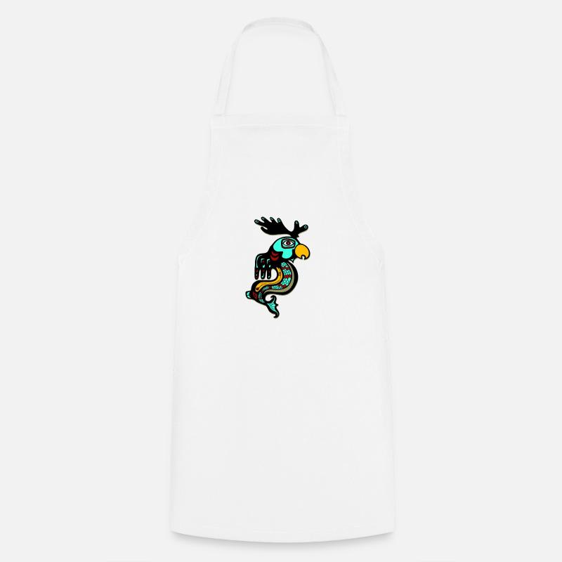 Tribal - Cooking Apron - white