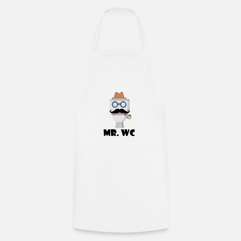 MR WC - Tablier de cuisine - blanc