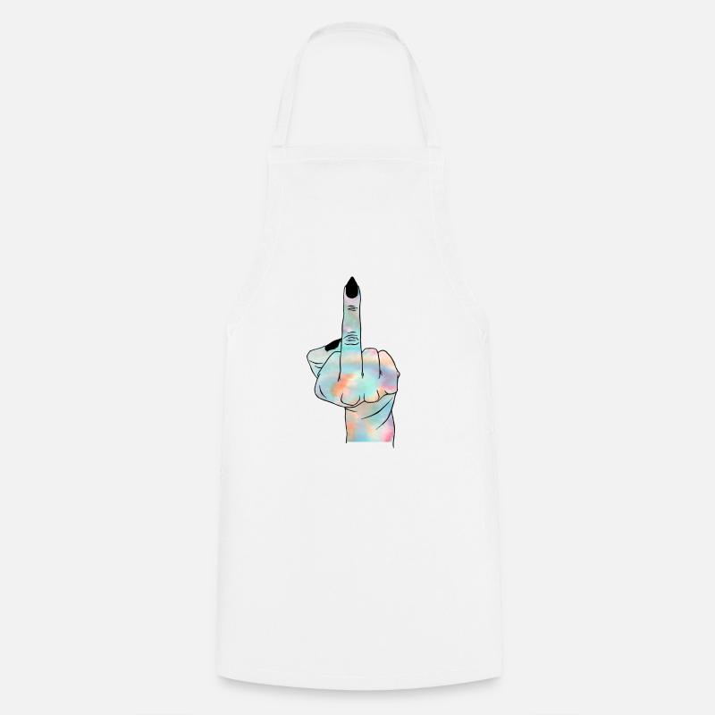 Doigt de sorcière - Tablier de cuisine - blanc